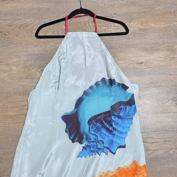 MUMA WORLD 100%SILK MUREX MIST VEGA SILK DRESS SIZE M MSRP $575 - Picture 5 of 14